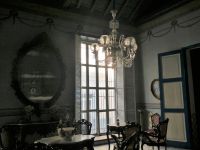 Kronleuchter damals mit Kerzen