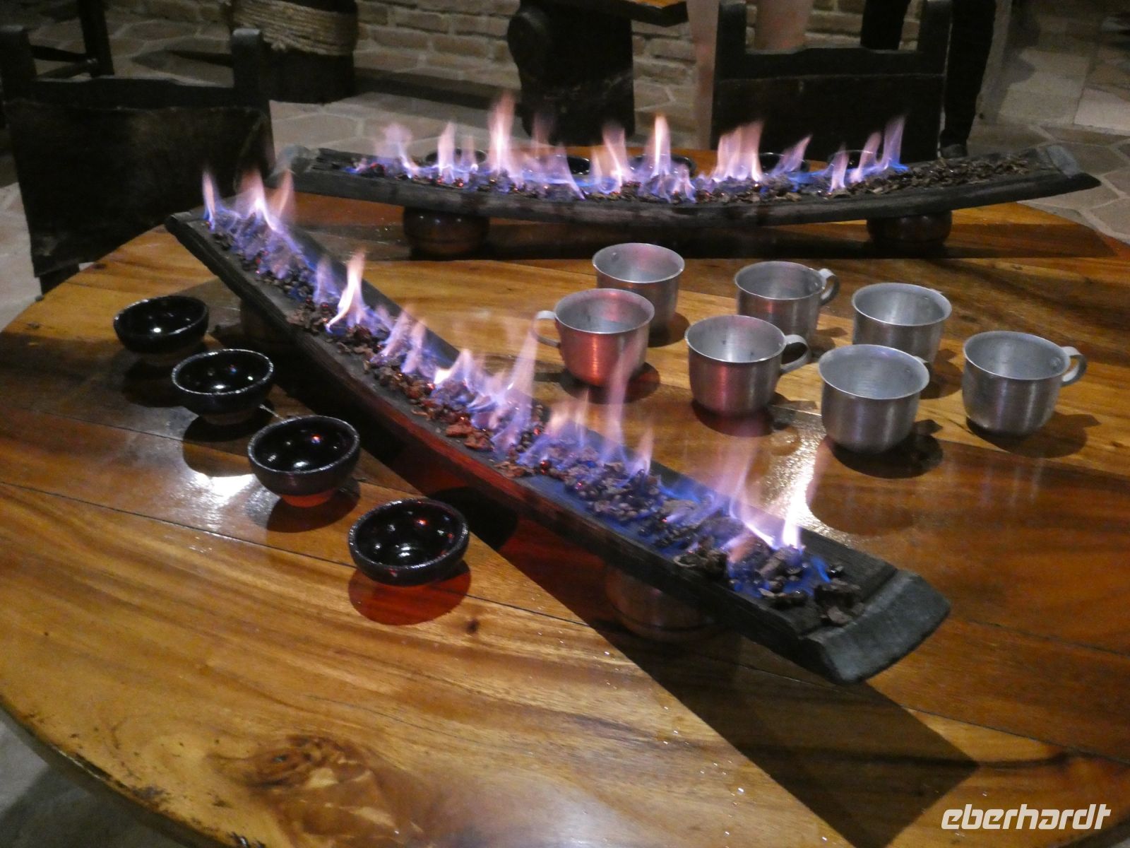 kreolische Kaffeezeremonie