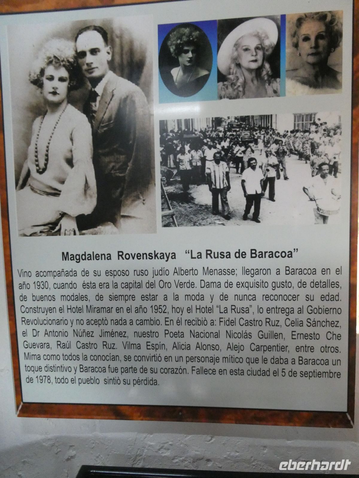 Prominente Hotelbesitzerin La Rusa