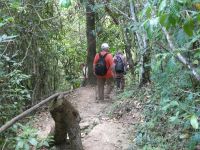 die Wanderung beginnt