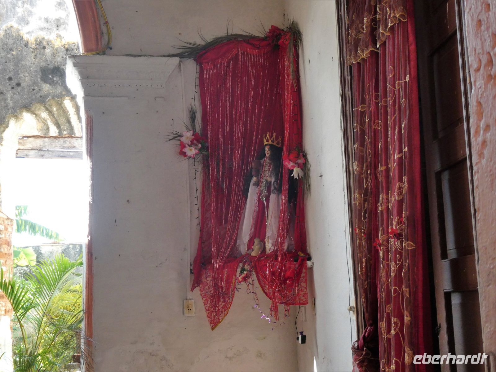 in die Wohnstube geblickt