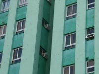 Hotel mit Einschusslöchern