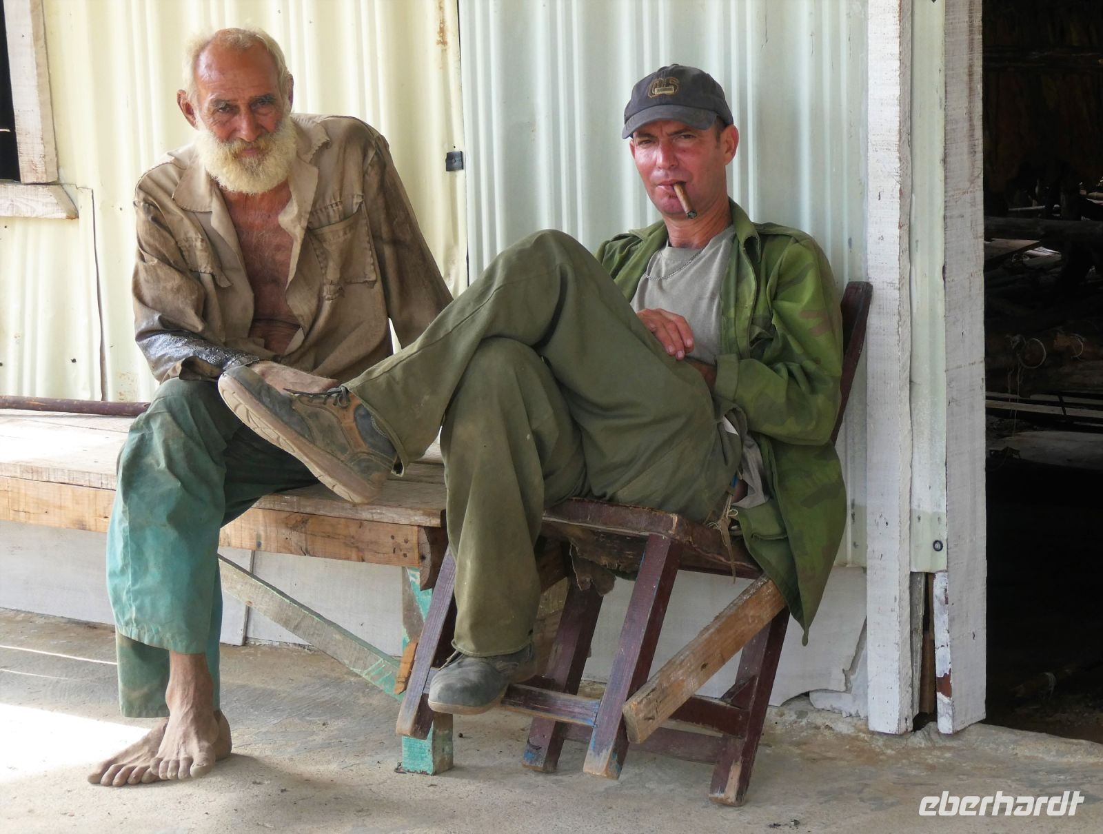 Empfang beim Tabakbauern
