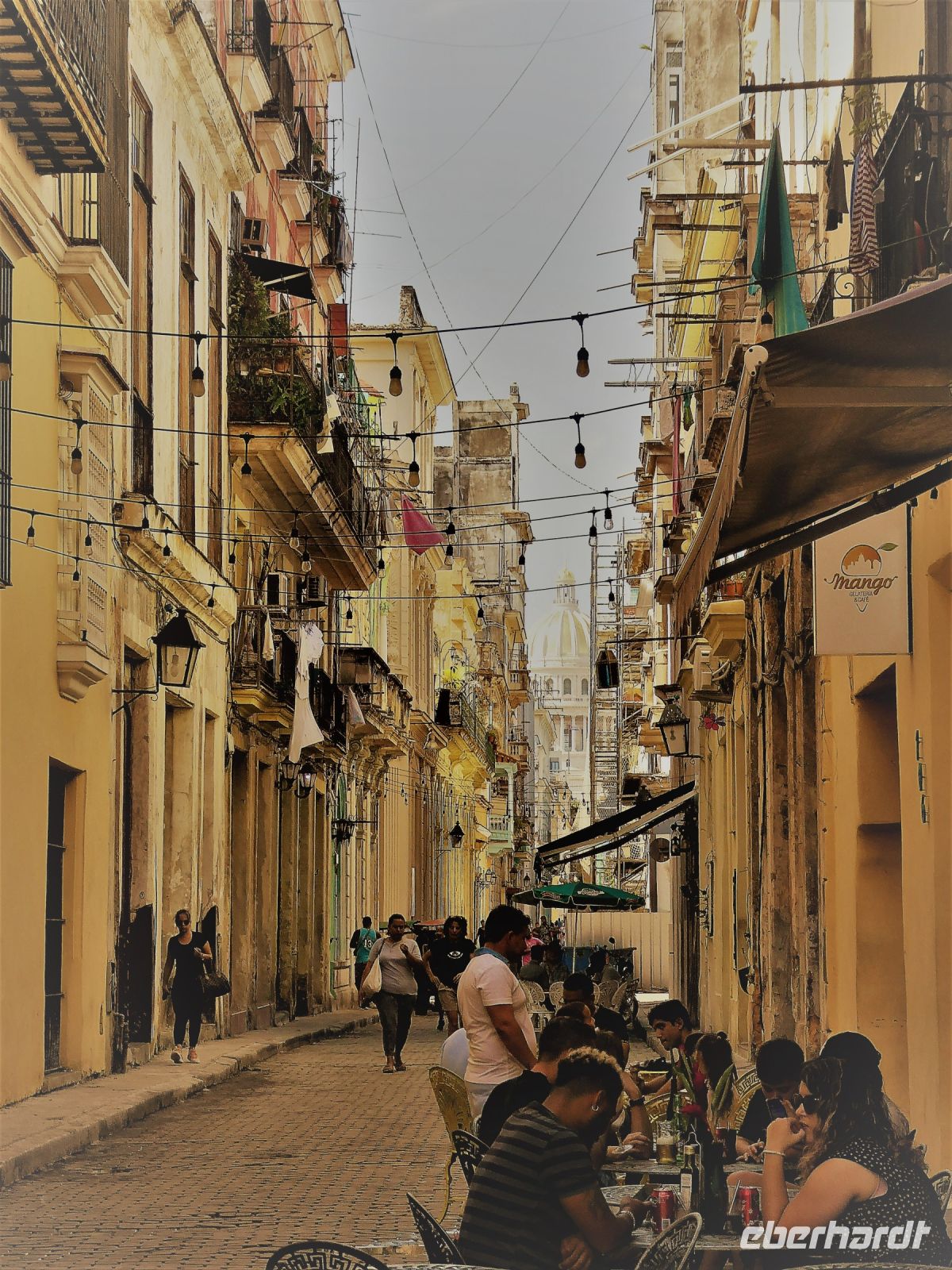 eine Straße von Alt-Havanna