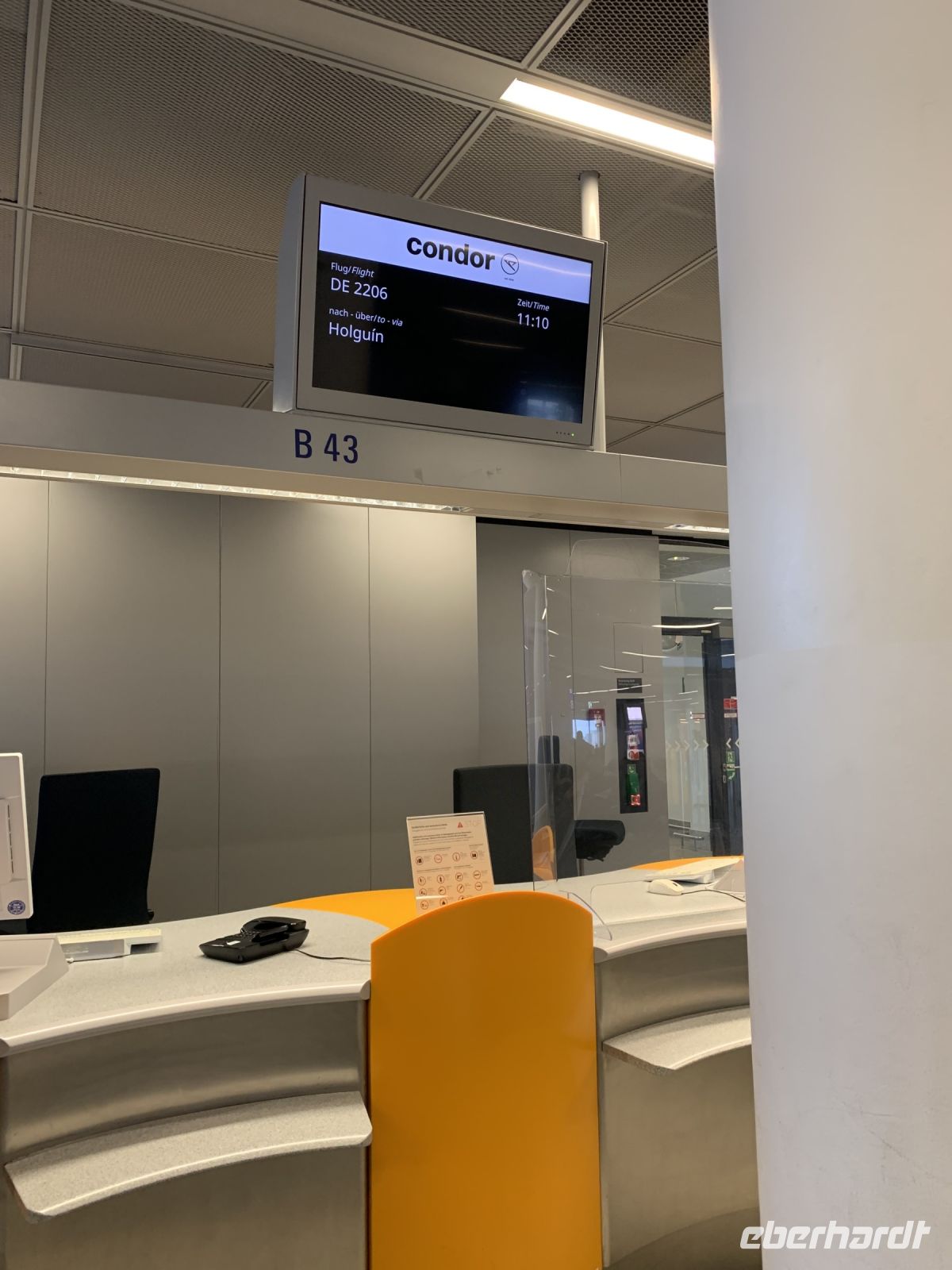 Die Reise beginnt mit Verspätung