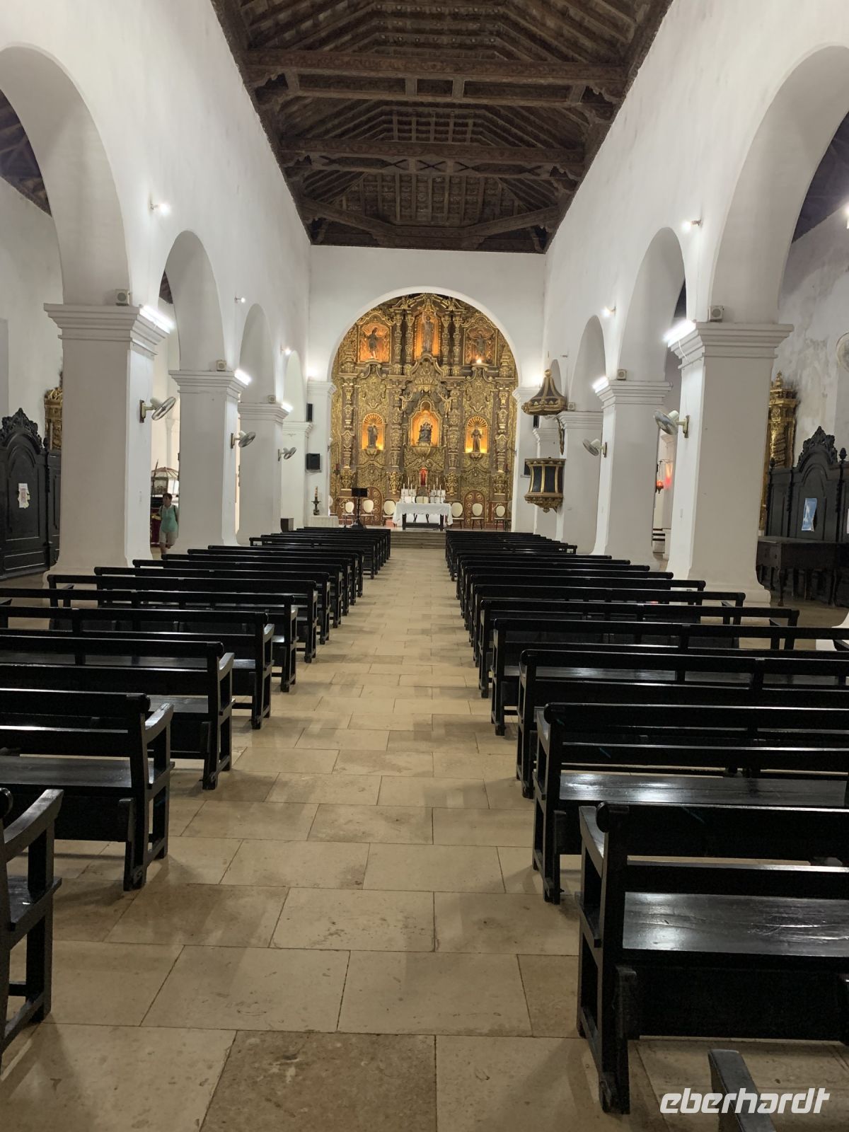 Das Kircheinnere von 
