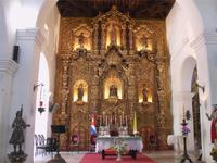 Zedernholzaltar in der Kirche von Sancti Spiritus