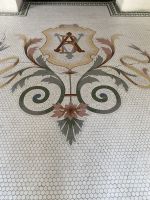 Die Initialen des früheren Besitzers: Acisclo de Valle