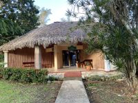 Die Hotelzimmer sind den Hütten der Ureinwohner Kubas nachempfunden