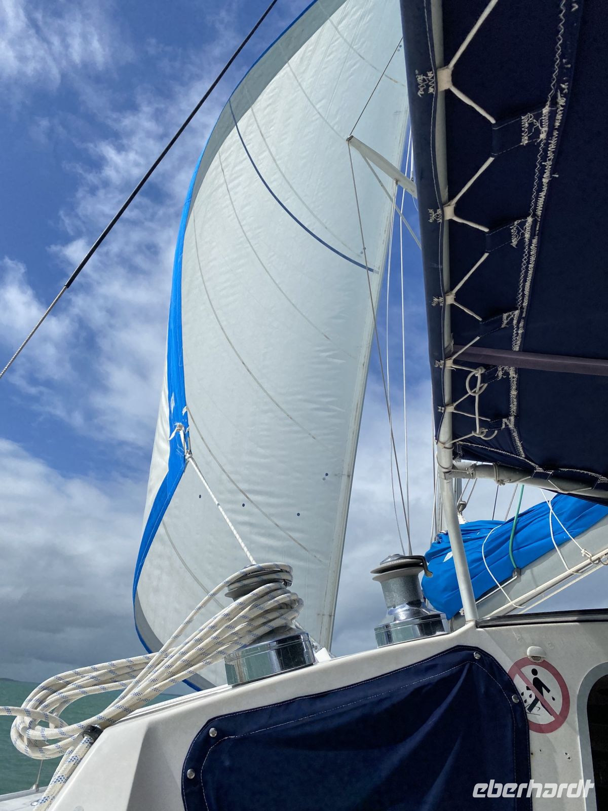 Mit dem Katamaran auf See