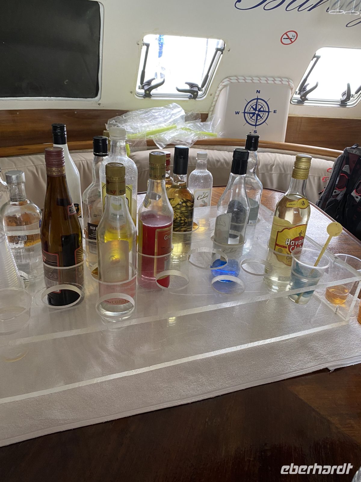 Auch Getränke waren reichlich vorhanden