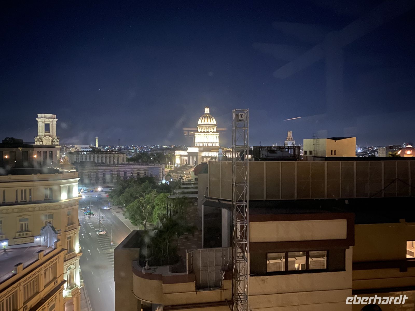 Das Capitolio in Havanna bei Nacht