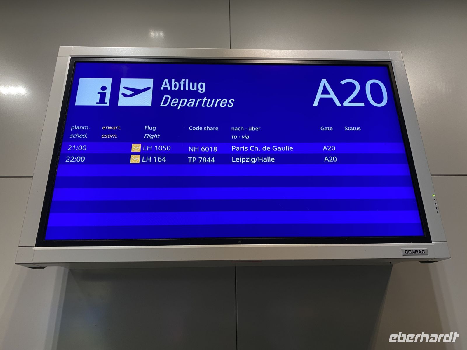 Heimflug nach Leipzig