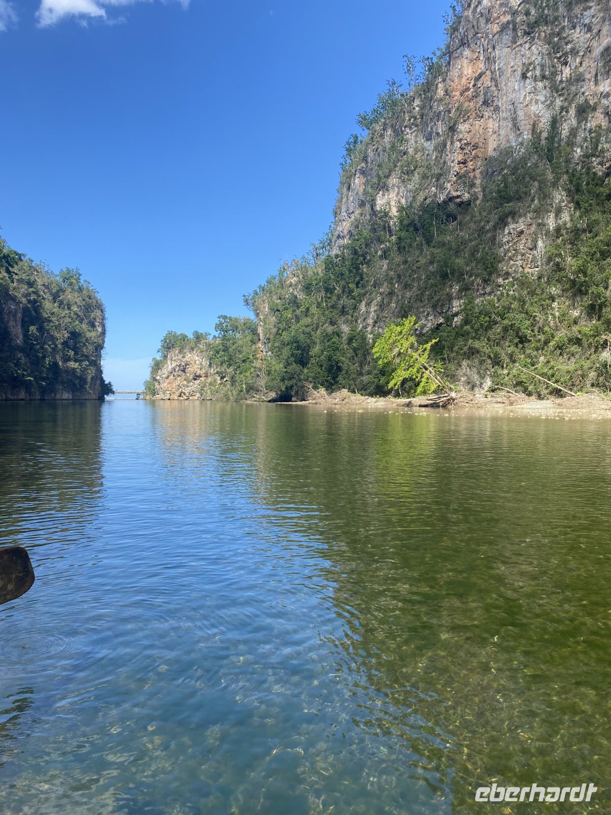 Der Yumuri bahnt sich seinen Weg durch die Felsen