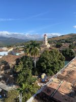 Blick zum Turm des ehemaligen Franziskanerklosters