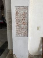 Chinesische Bauarbeiter haben sich in der Kirche verewigt