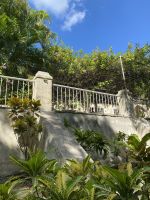 Malerisch ist die Terrasse