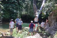 Wanderung zu einem Wasserfall