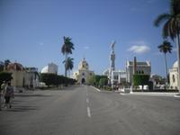 Blick auf die Friedhofskathedrale