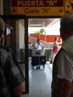 Gepäckband in Santiago