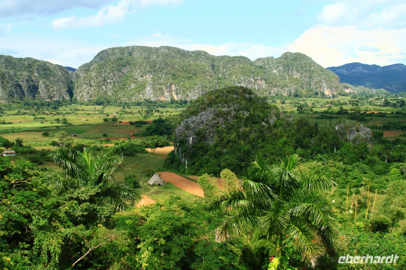 Blick ins Vinales Tal