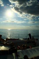 Rückfahrt mit dem Katamaran