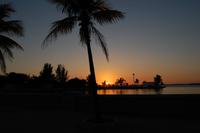 Zum Sonnenuntergang am Ziel in Cienfuegos