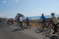 Auf dem Weg nach Trinidad - rechts die karibische See