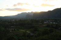 Vinales-Tal beim Sonnenuntergang