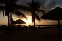 Sonnenuntergang in der Karibik