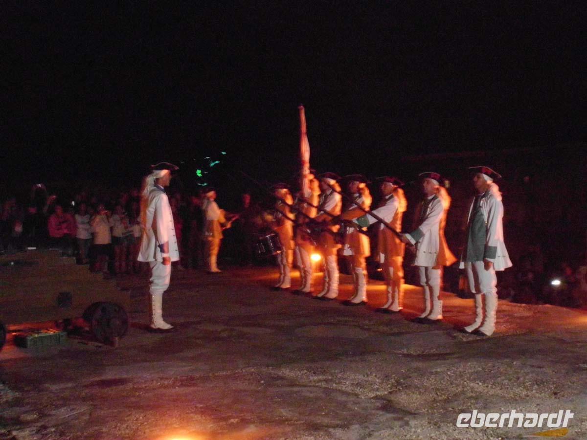 Bei der Kanonenzeremonie