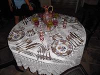 Meißner Porzellan und Glas aus Murano in Trinidad.