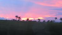 0369 Fahrt nach Santiago de Cuba - Sonnenuntergang