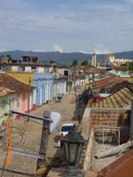 Blick vom Dach einer Pension - Trinidad
