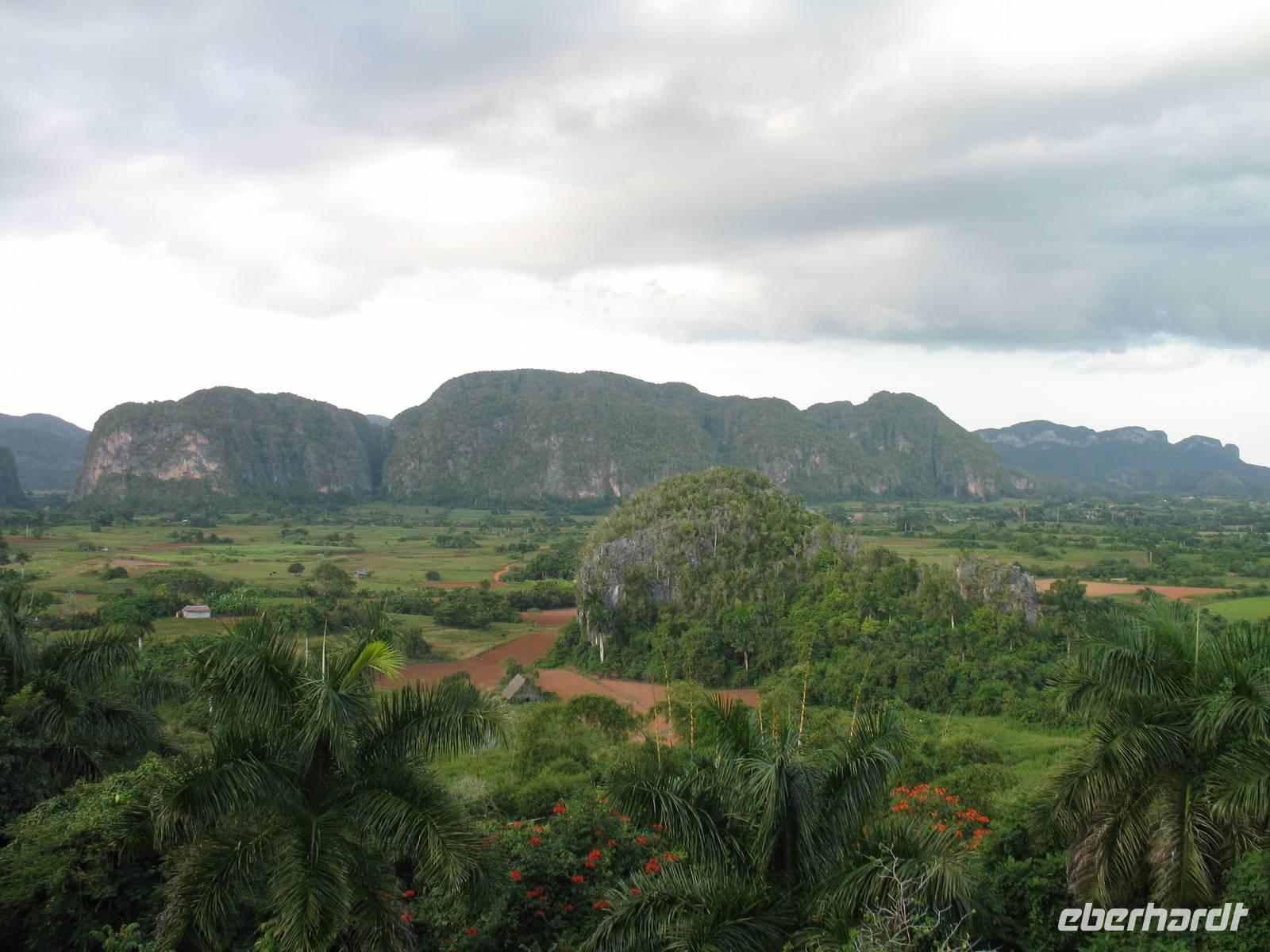 Blick über das Valle de Viñales