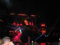 Abendveranstaltung im Freiluft-Kabarett 