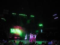 Abendveranstaltung im Freiluft-Kabarett 