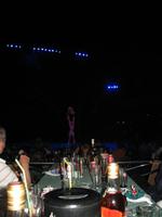 Abendveranstaltung im Freiluft-Kabarett 