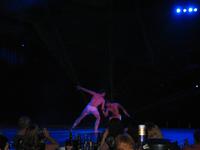 Abendveranstaltung im Freiluft-Kabarett 