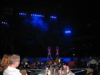 Abendveranstaltung im Freiluft-Kabarett 