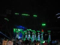 Abendveranstaltung im Freiluft-Kabarett 