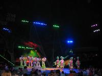 Abendveranstaltung im Freiluft-Kabarett 