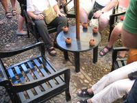 Cocktail trinken in der Bar 