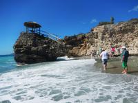 Muschelnsammeln an der Karibik