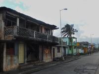 vom Hurrikan zerstörte Häuser