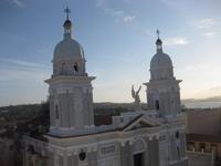 Blick von der Dachterrasse unseres Hotels Casa Granda auf die Catedral de Nuestra Senora de la Asuncion 