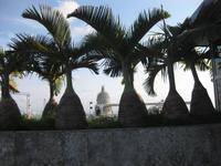 Auf der Dachterrasse unseres Hotels Parque Central