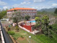 Ein Hotel auf dem Weg in das Vinales-Tal 