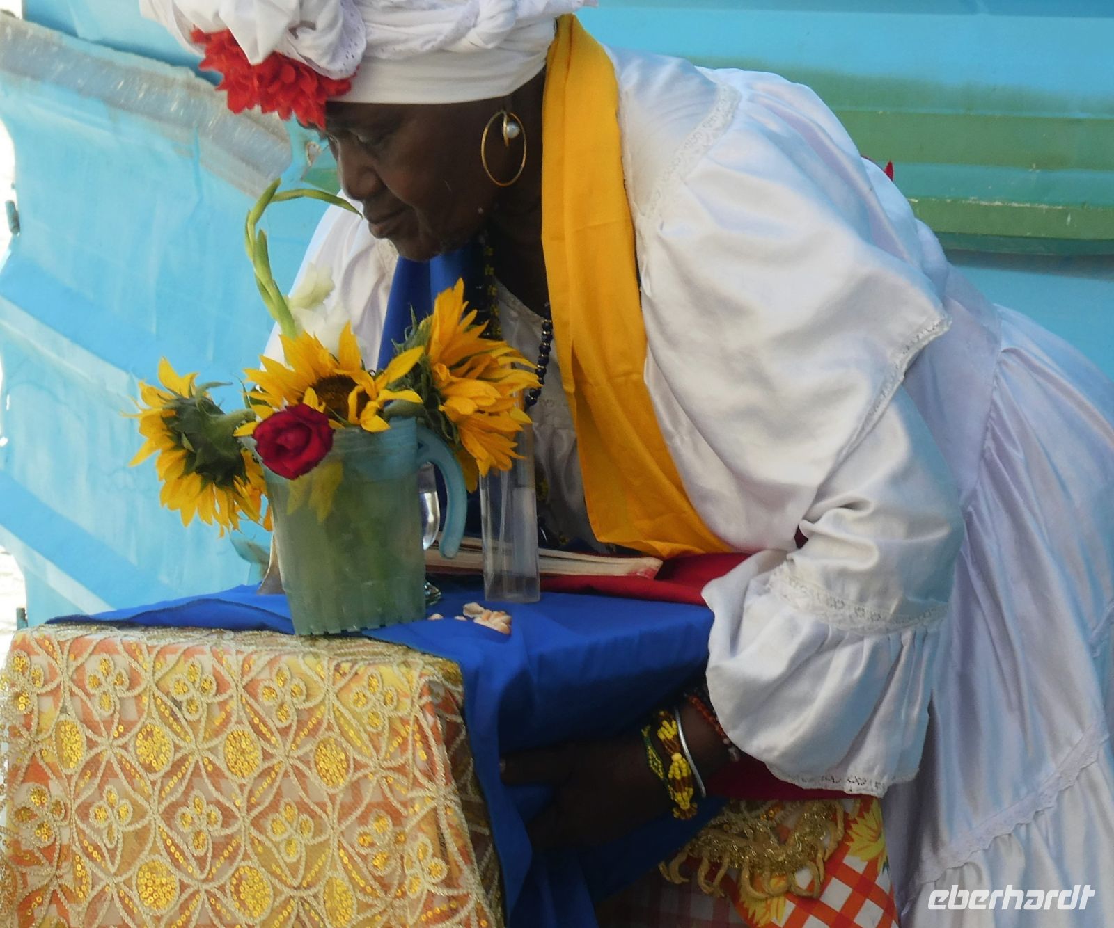 Santeria-Priesterin