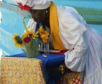 Santeria-Priesterin